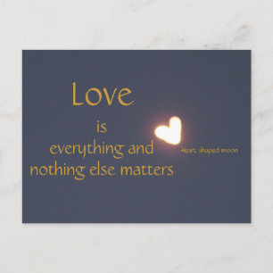 Mond-Postkarte Postkarte