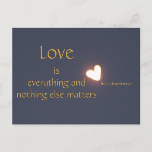 Mond-Postkarte Postkarte (Vorderseite)