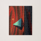 Mond-Pyramide Puzzle (Vertikal)