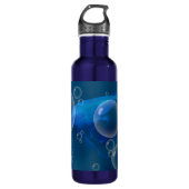 Mond-Quallen in Bubbled Meer Trinkflasche (Vorderseite)
