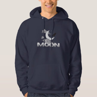 Mond Rabe gothischer dunkler ästhetischer T-Shirt Hoodie