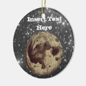 Mond-Raum-Astronomie Keramik Ornament (Links)