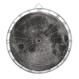 Mond-Raum-Büro-Party-Duschen-FriedensLiebe-Kunst Dartscheibe