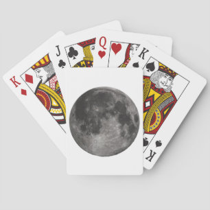 Mond-Raum-Büro-Party-Duschen-FriedensLiebe-Kunst Spielkarten