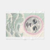 Mond Reverie Fleecedecke (Vorderseite (Horizontal))