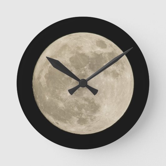 MOND  RUNDE WANDUHR (Vorderseite)