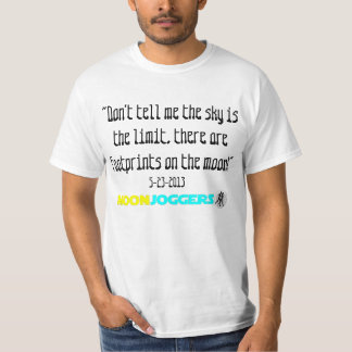 Mond-Rüttler: Abdrücke T-Shirt