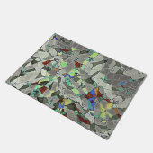 Mond schaukelt Meditation Fußmatte (Schrägansicht)