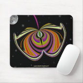 Mond-Schiff Mousepad (Mit Mouse)
