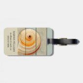 Mond-Schnecke Gepäckanhänger (Rückseite horizontal)