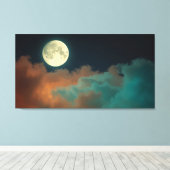 Mond Serenity Leinwanddruck (Insitu (Holzboden))