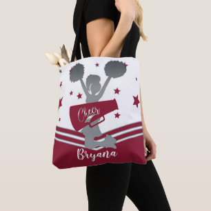 Mond Silber Weiße Sterne Cheer Cheer-leading Tasche
