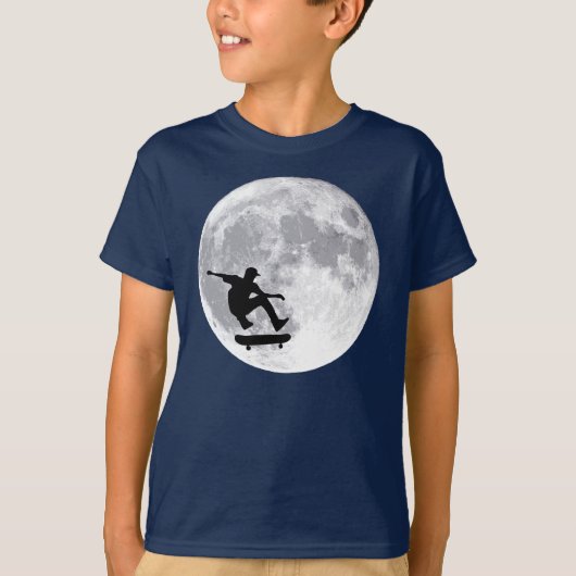 Mond Skateboarding T-Shirt (Vorderseite)