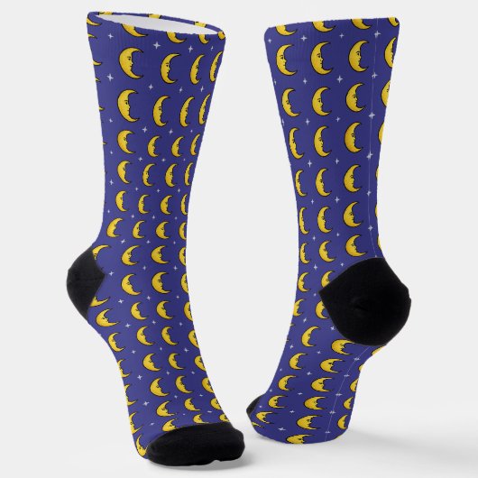 Mond Socken (Gewinkelt)