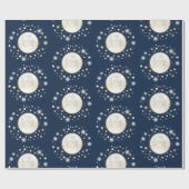 Mond spielt himmlische geschenkpapier (Flach)