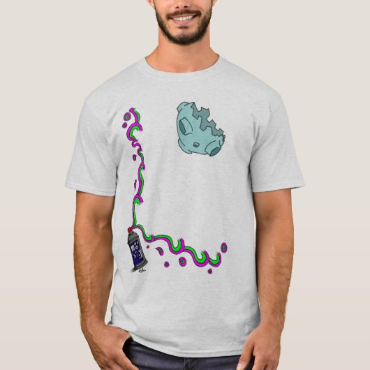 Mond-Spray T-Shirt (Vorderseite)