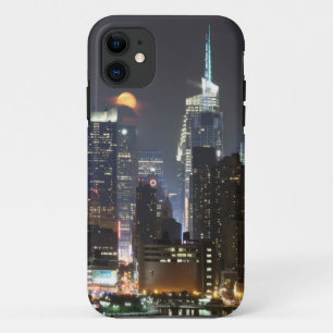 Mond steigt über Stadtmitte New York. Case-Mate iPhone Hülle