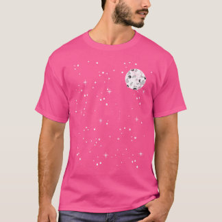 Mond Sterne Galaxie Weltraum Himmelskörper Ast T-Shirt