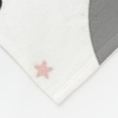 Mond, Sterne, Herzen, Wolken, Kinder, Fleecedecke (Ecke)