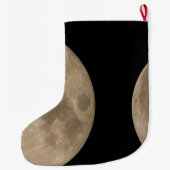 Mond-Strumpf-Vollmond-WeihnachtsStrumpf-Gewohnheit Großer Weihnachtsstrumpf