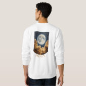 Mond-Sweatshirt Sweatshirt (Schwarz voll)