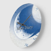 Mond-Tagebuch Große Wanduhr (Winkel)