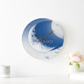 Mond-Tagebuch Große Wanduhr (Zuhause)