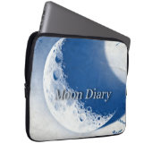 Mond-Tagebuch  Laptopschutzhülle (Vorne Rechts)