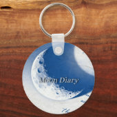 Mond-Tagebuch Schlüsselanhänger (Rückseite)