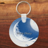 Mond-Tagebuch Schlüsselanhänger (Vorderseite)