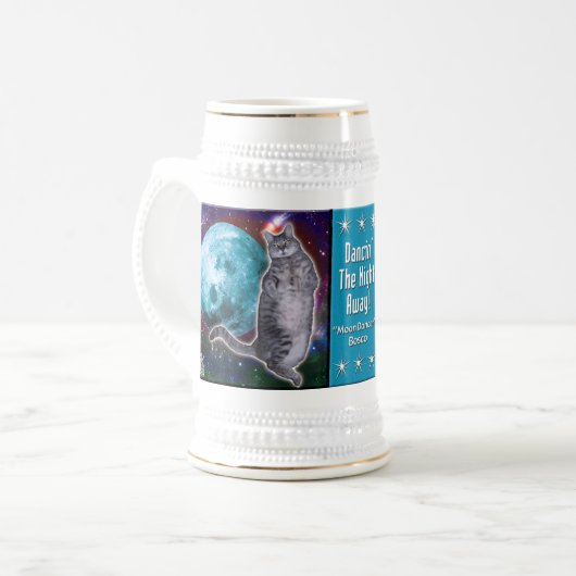 Mond Tänzer Bosco Bierglas (Vorderseite Links)