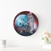 Mond Tänzer Bosco Große Wanduhr (Zuhause)