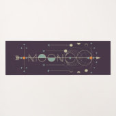 Mond-Totem Yogamatte (Rückseite (Horizontal))