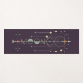 Mond-Totem Yogamatte (Vorderseite (Horizontal))