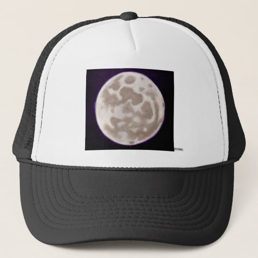 Mond Truckerkappe (Vorderseite)