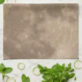 Mond-Tuch-Vollmond-Geschirrtuch-Mond-Dekor Handtuch (Gefaltet)
