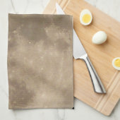 Mond-Tuch-Vollmond-Geschirrtuch-Mond-Dekor Handtuch (Viertel Falte)