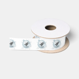 Mond-u. Stern-Raum-Band Satinband