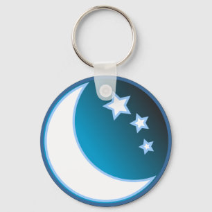Mond u. Sterne Schlüsselanhänger