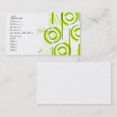 Mond u. Sun - Grün Visitenkarte (Vorne/Hinten)