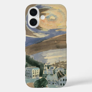 Mond über Barcelona von Walter Gramatte iPhone 16 Hülle