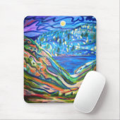 MOND ÜBER DEM MEER MOUSEPAD (Mit Mouse)