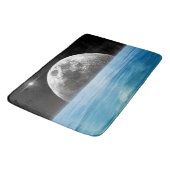 Mond über dem Ozean Badematte (Schrägansicht)