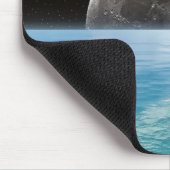 Mond über dem Ozean Mousepad (Ecke)