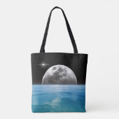 Mond über dem Ozean Tasche (Rückseite)
