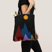 Mond über den Bergen #2 Tasche (Von Nahem)