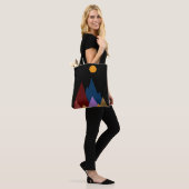Mond über den Bergen #2 Tasche (Am Model)