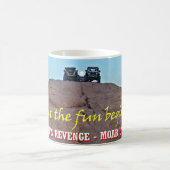 Mond über Kaffee-Tasse Maschinen-Moabs Utah Kaffeetasse (Mittel)