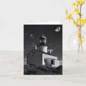 Mond über Point Loma Karte (Gelbe Blume)