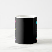 Mond und Astronaut Vater Ba Kaffeetasse (Mittel)